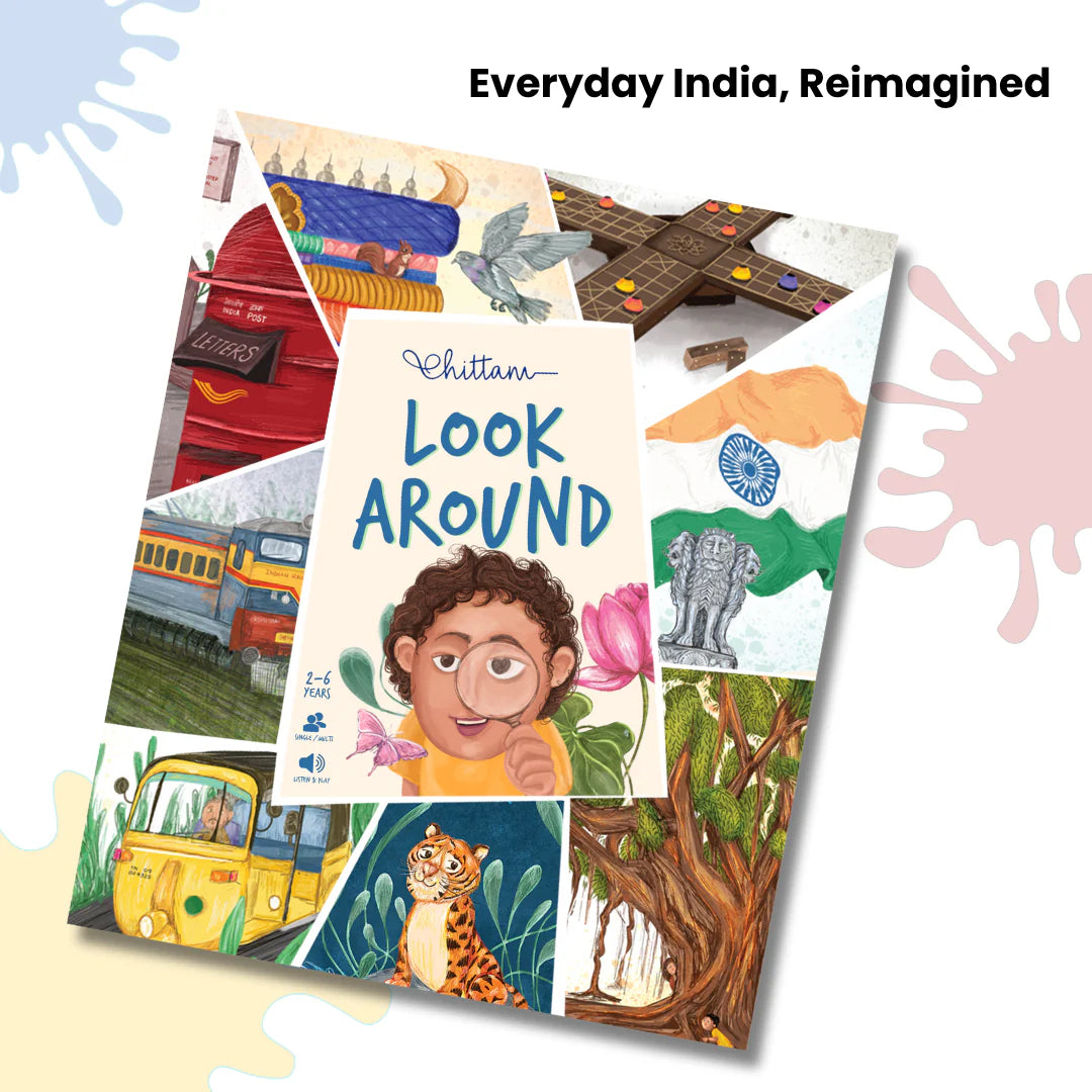 Look Around by Chittam | Observation & Travel Activity Kit for Kids | Ages 2–6