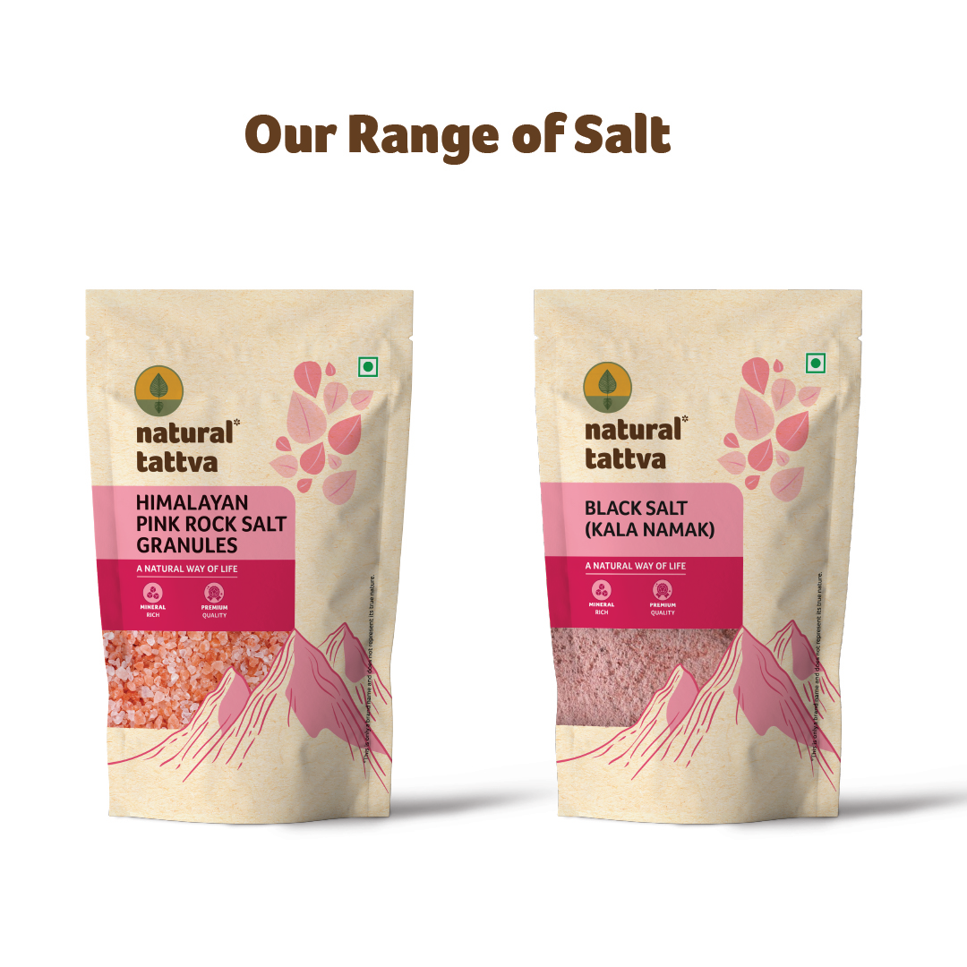 Organic Tattva NATURAL TATTVA Himalayan Rock Salt (Sendha Namak)
