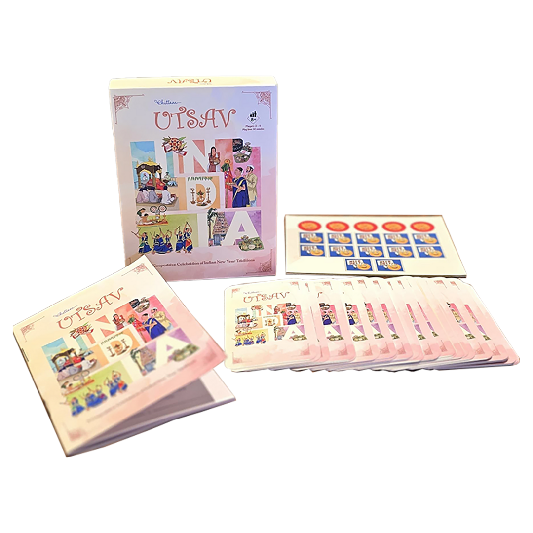 Utsav by Chittam| Indian Festivals Strategy Card Game | Ages 10+