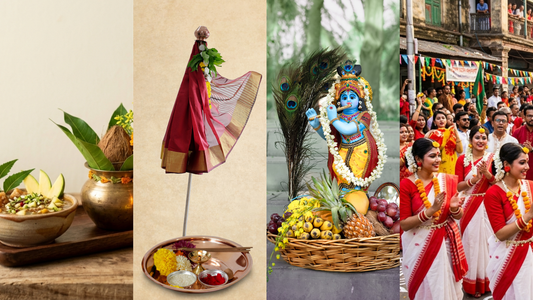 Indian New Year Traditions: How to Celebrate Ugadi, Gudi Padwa, Vishu, Puthandu (Tamil New Year) and more at Home or Abroad.