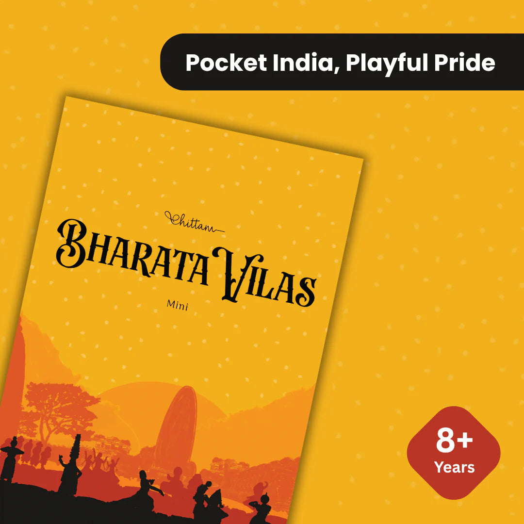 Bharata Vilas Mini by Chittam | Indian Culture Card Game for Kids | Ages 8+