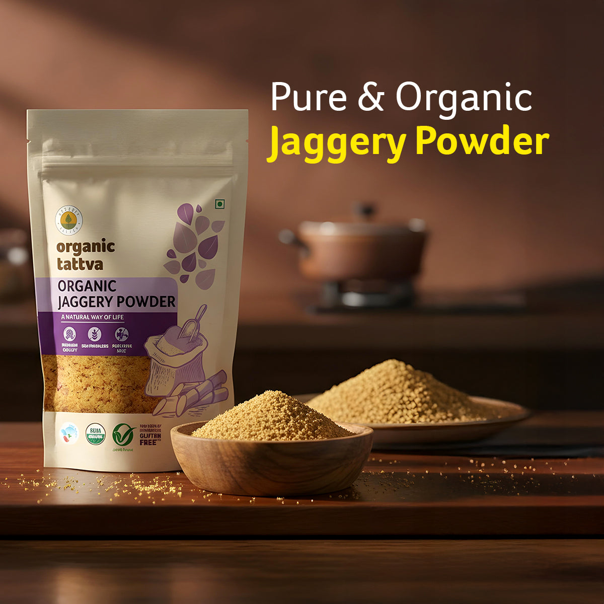 Organic Tattva Organic Jaggery Powder
