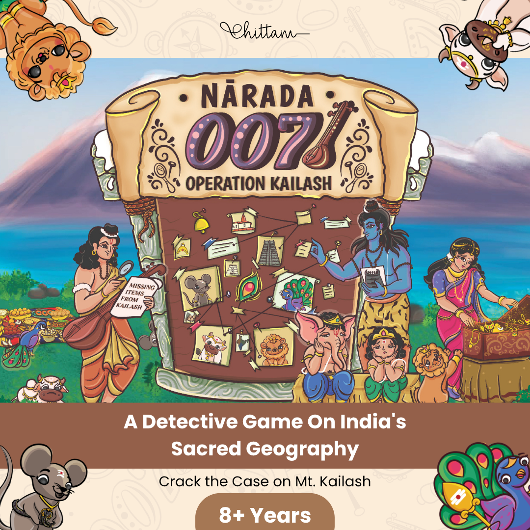 Narada 007: Operation Kailash by Chittam | Detective Board Game for Kids | Ages 7+