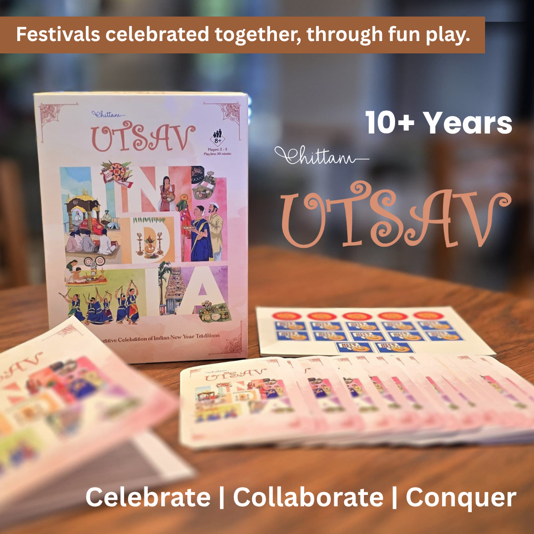Utsav by Chittam| Indian Festivals Strategy Card Game | Ages 10+