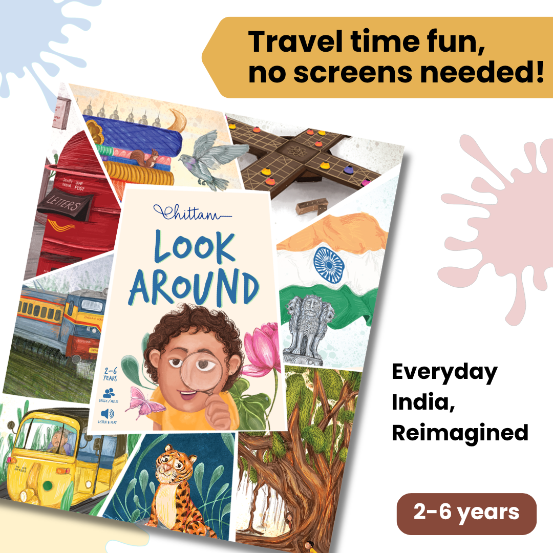Look Around by Chittam | Observation & Travel Activity Kit for Kids | Ages 2–6