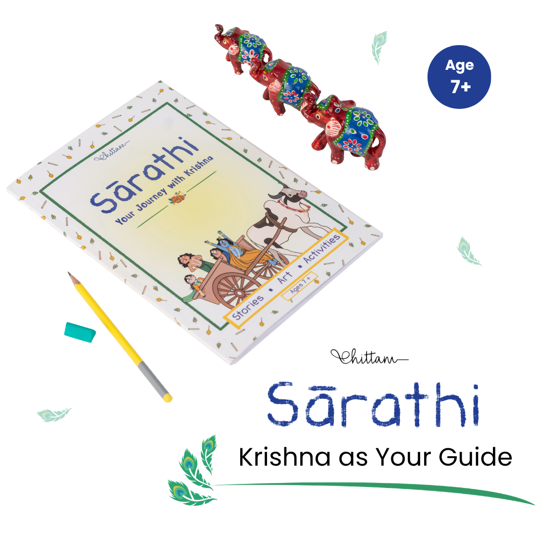 Sarathi by Chittam | Lord Krishna Activity Book for Kids | Ages 7+