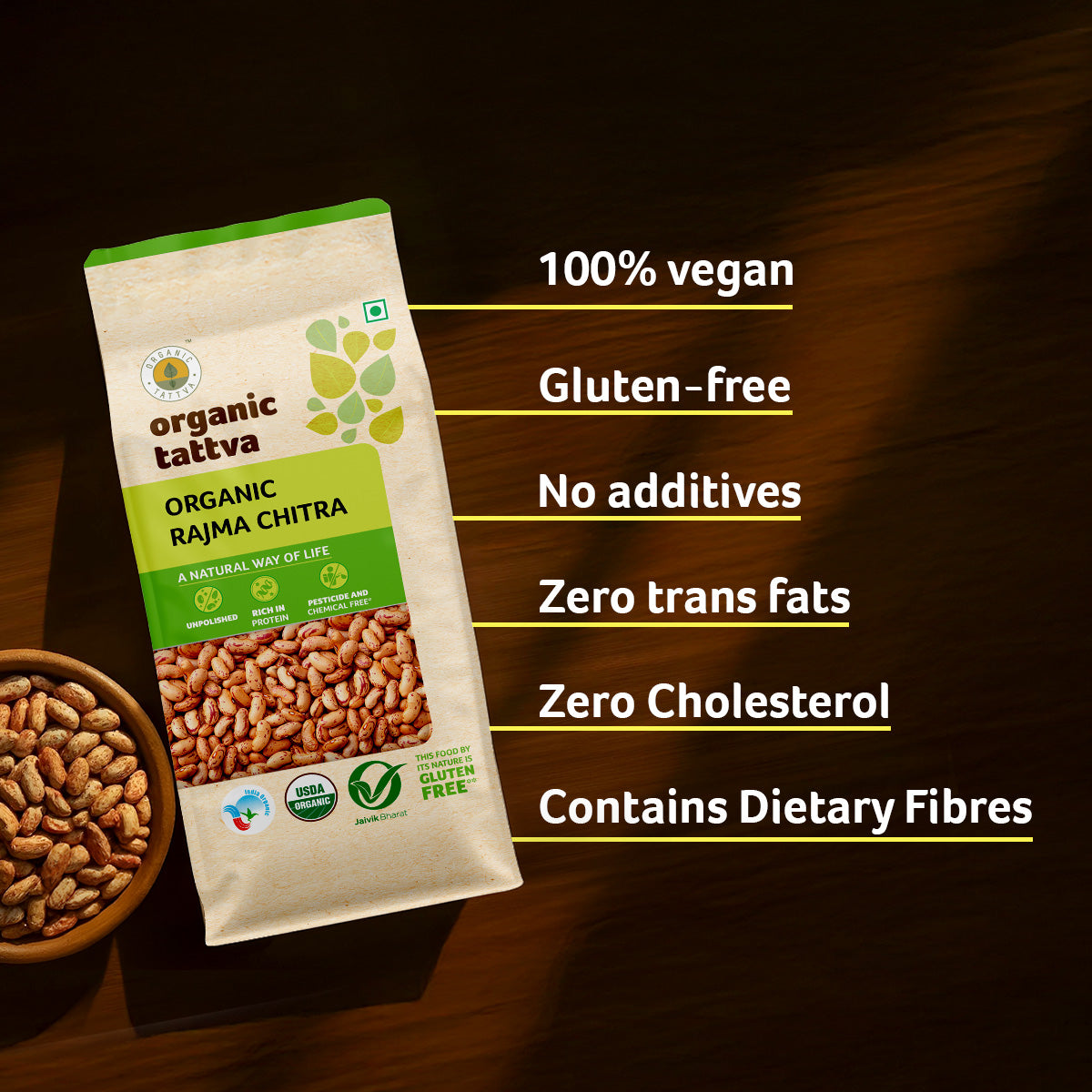 Organic Tattva Organic Rajma Chitra