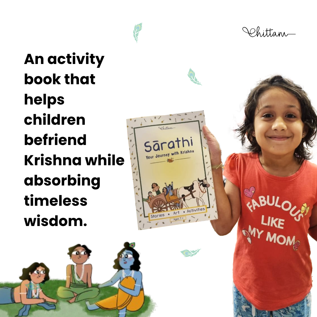 Sarathi by Chittam | Lord Krishna Activity Book for Kids | Ages 7+