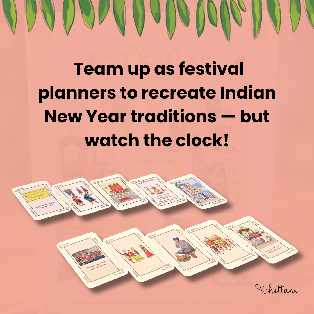 Utsav by Chittam| Indian Festivals Strategy Card Game | Ages 10+