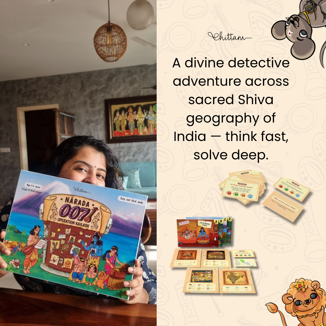 Narada 007: Operation Kailash by Chittam | Detective Board Game for Kids | Ages 7+