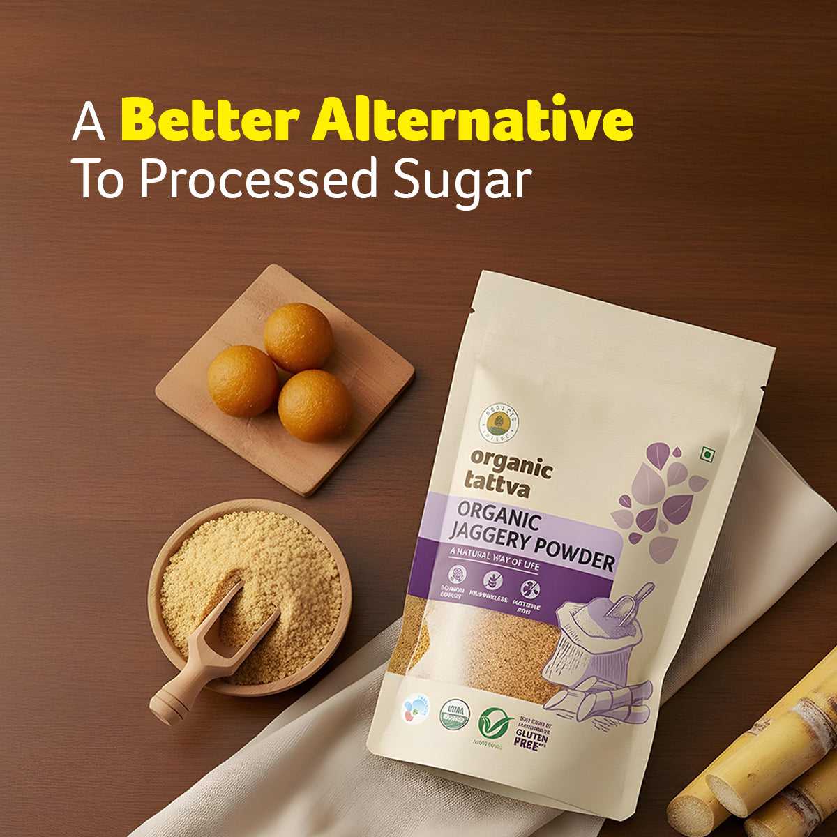 Organic Tattva Organic Jaggery Powder