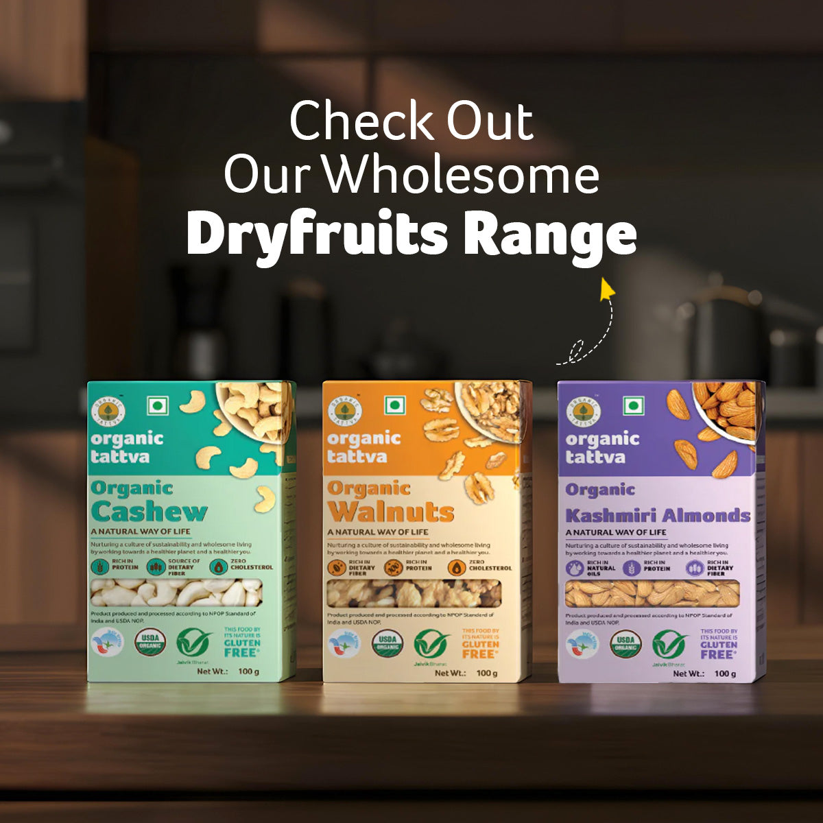 Organic Tattva Organic Kashmiri Almonds