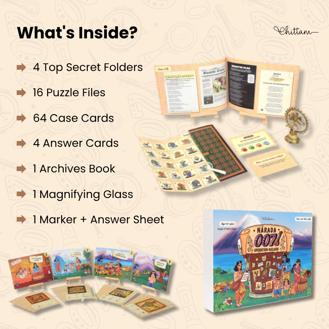 Narada 007: Operation Kailash by Chittam | Detective Board Game for Kids | Ages 7+