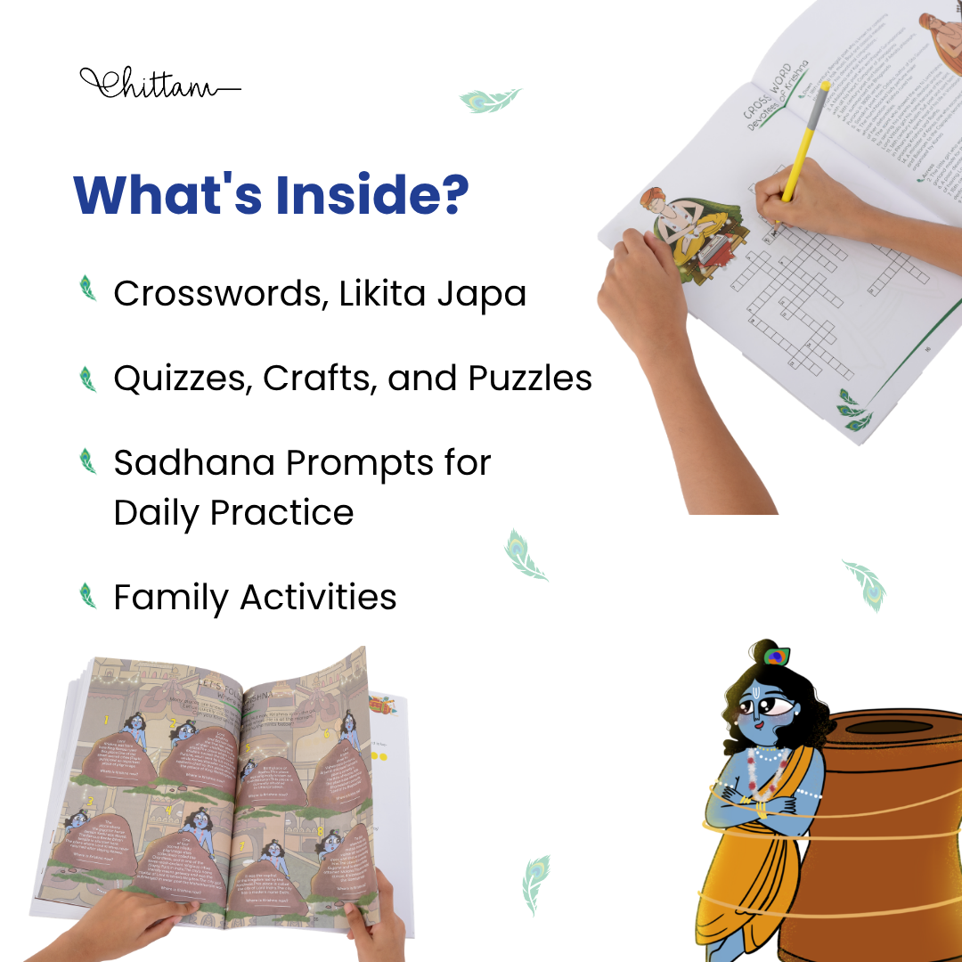 Sarathi by Chittam | Lord Krishna Activity Book for Kids | Ages 7+