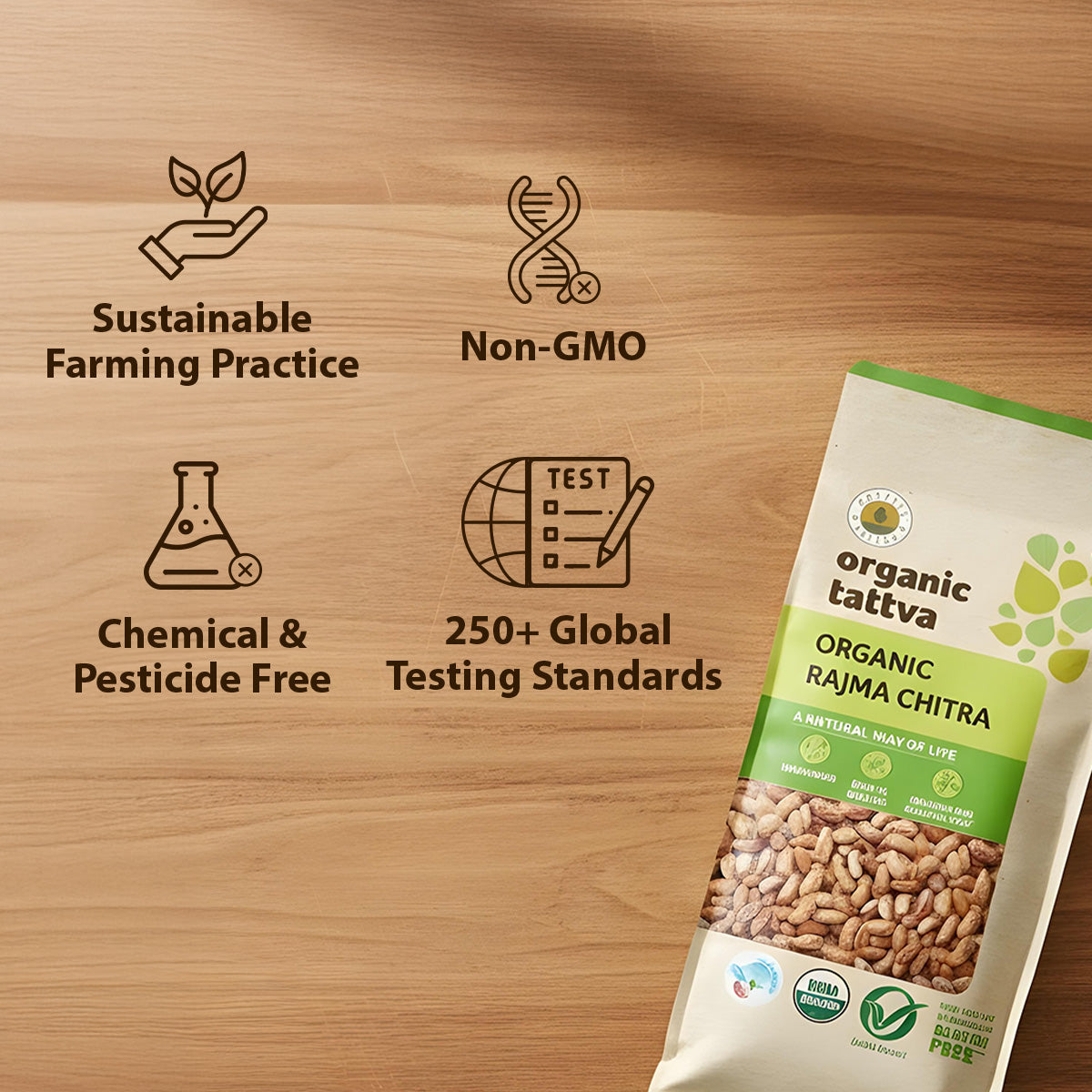 Organic Tattva Organic Rajma Chitra