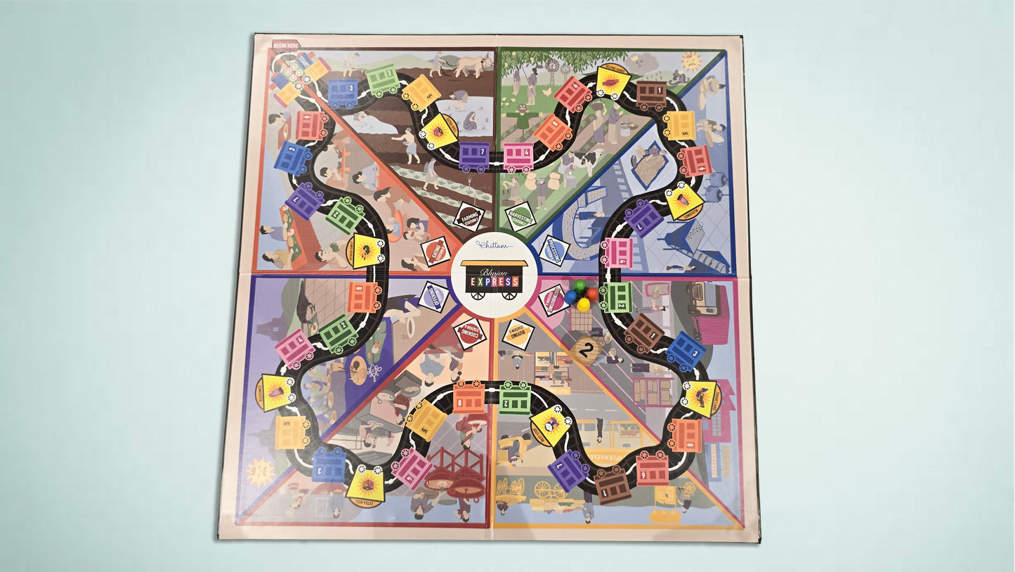 Bhojan Express by Chittam| Food Journey Board Game for Kids | Ages 4–10