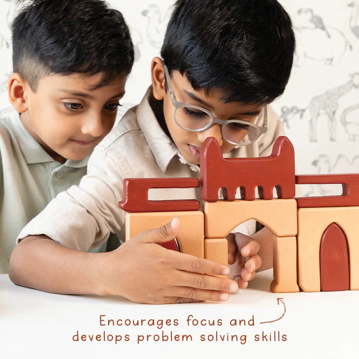 Gateway of India by Gubbachhi | Wooden Stacking Toy | Ages 3+