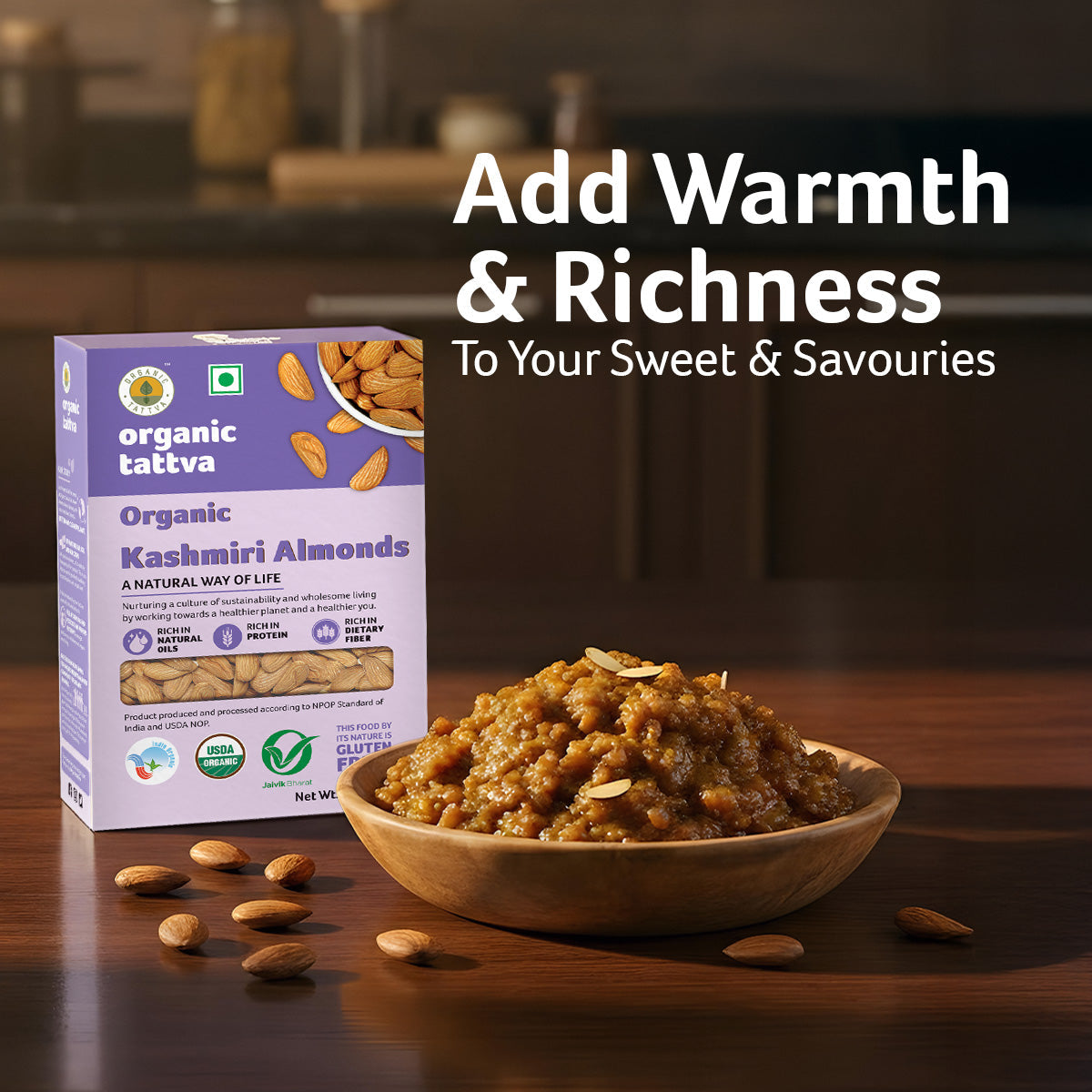 Organic Tattva Organic Kashmiri Almonds