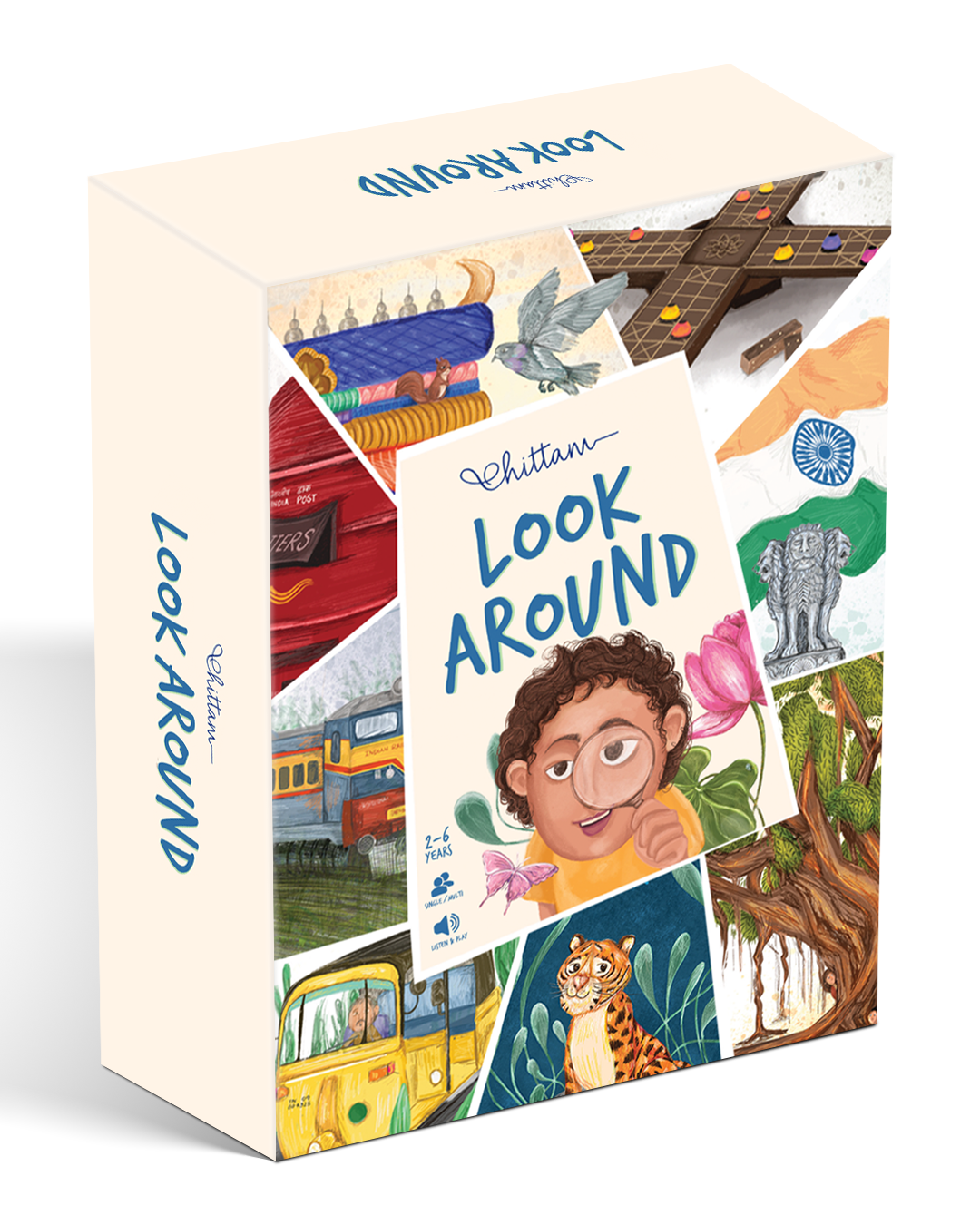 Look Around by Chittam | Observation & Travel Activity Kit for Kids | Ages 2–6
