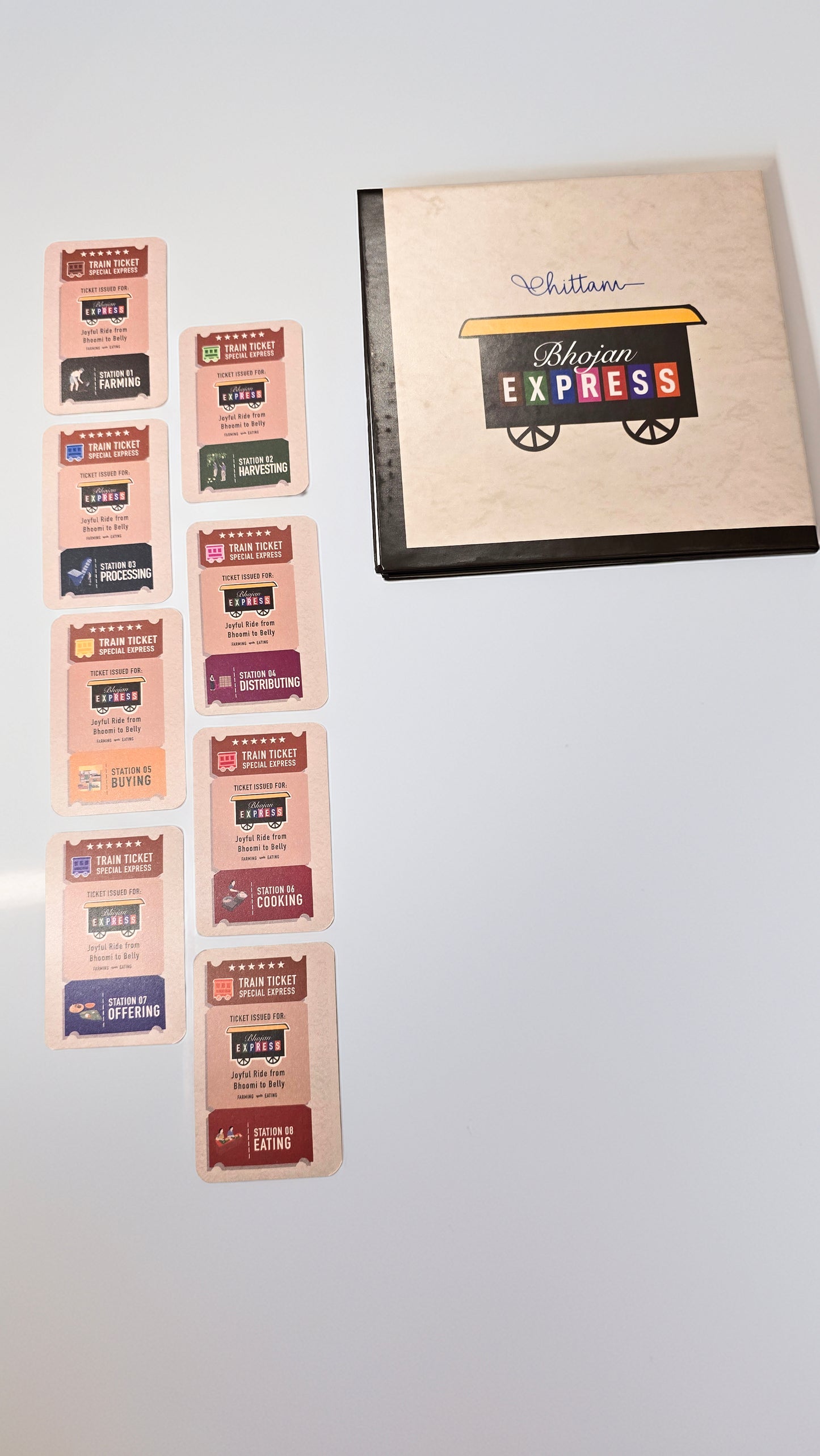 Bhojan Express by Chittam| Food Journey Board Game for Kids | Ages 4–10