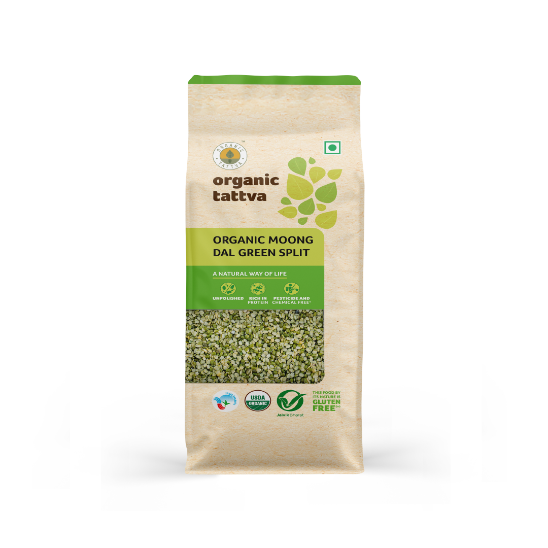 Organic Tattva Organic Moong Dal Green Split