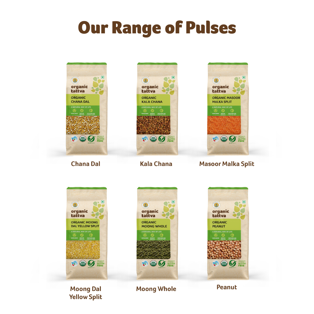 Organic Tattva Organic Moong Dal Green Split