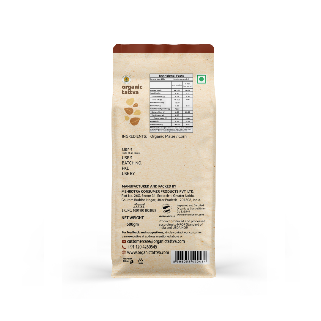 Organic Tattva Organic Maize Flour (Makka Atta)