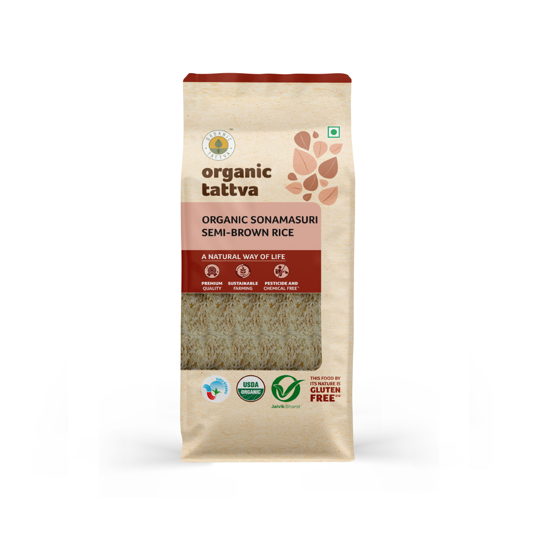 Organic Tattva Organic Sonamasuri Brown Rice