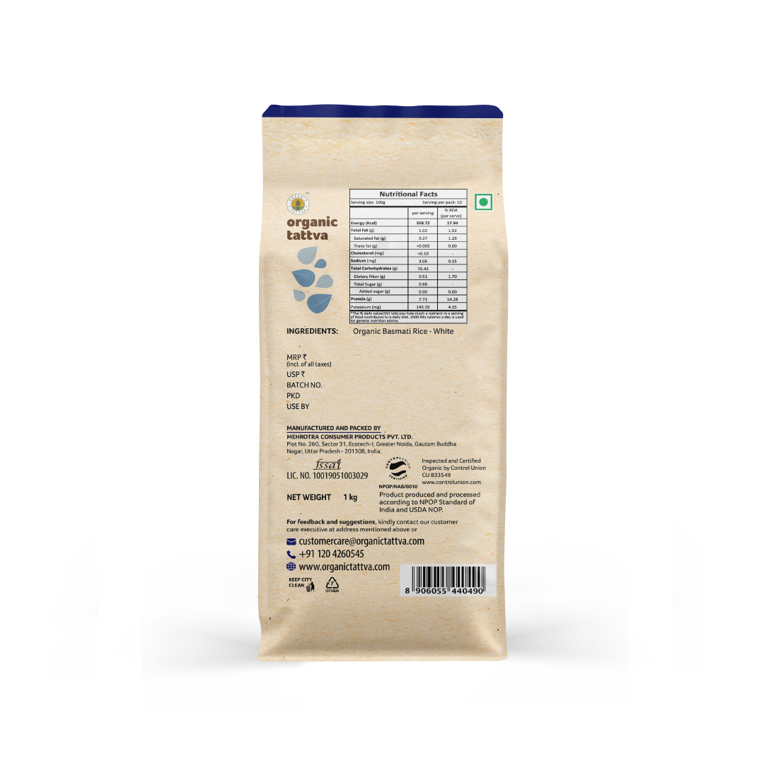 Organic Tattva Organic Traditional Basmati Rice