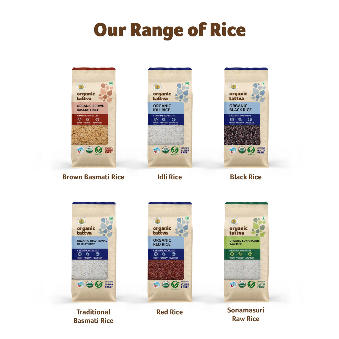 Organic Tattva Organic Brown Basmati Rice