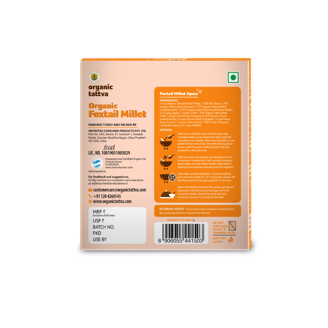 Organic Tattva Organic Foxtail Millet