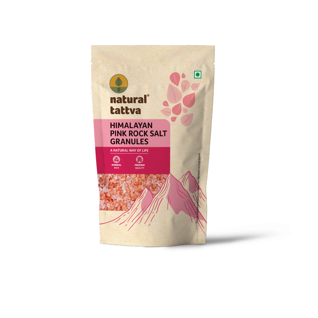 Organic Tattva NATURAL TATTVA Himalayan Pink Salt Granules