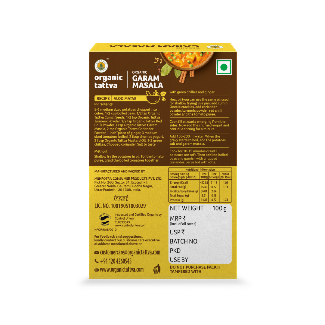 Organic Tattva Organic Garam Masala