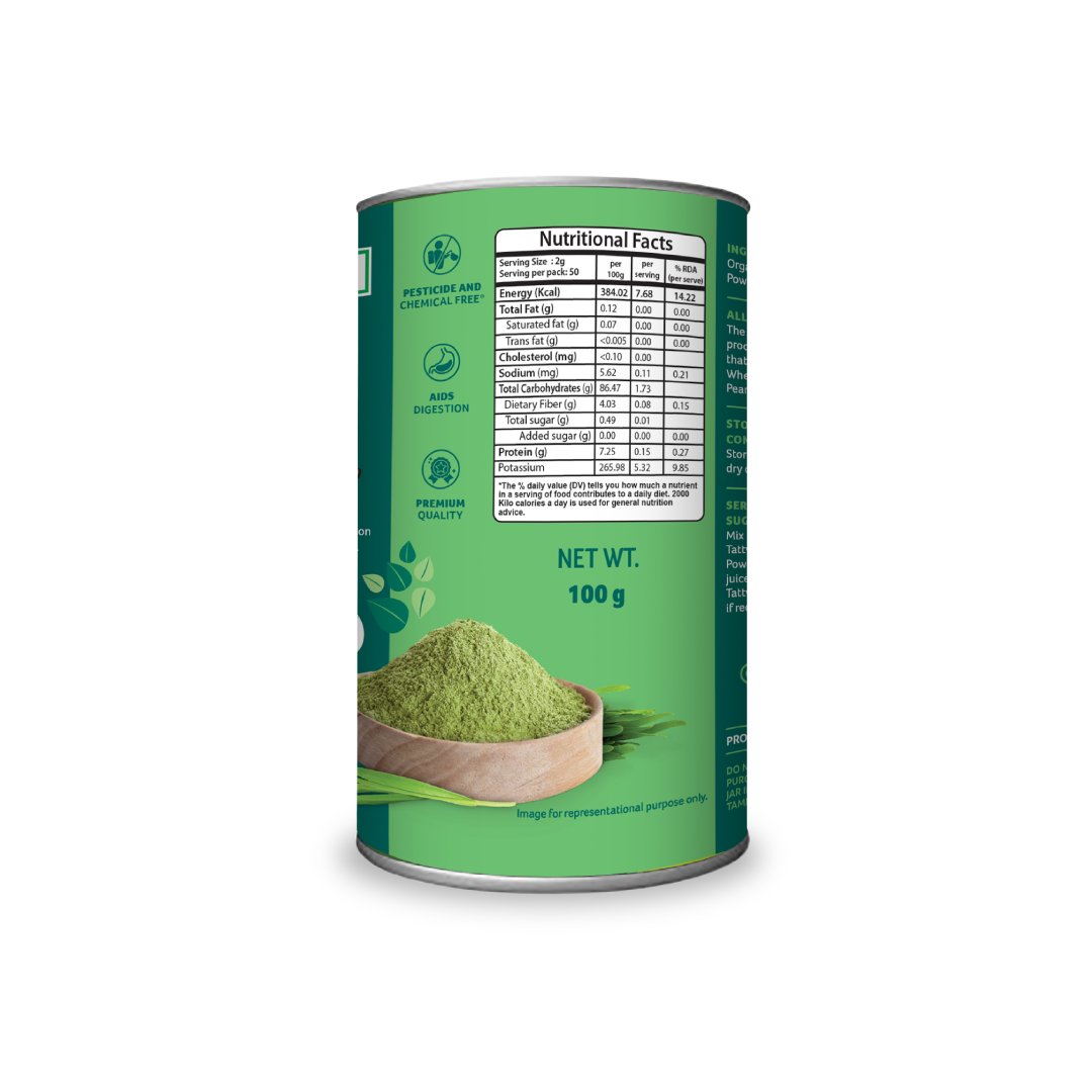 Organic Tattva Organic Wheat Grass Powder