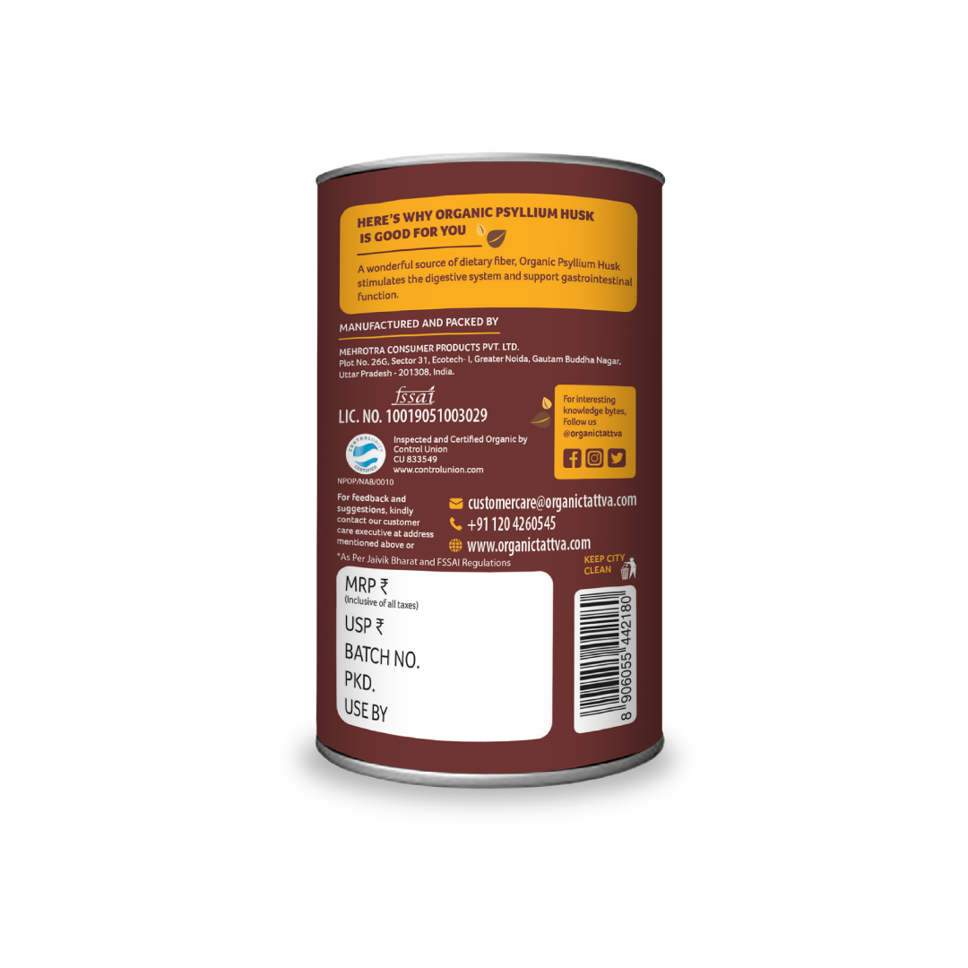 Organic Tattva Organic Psyllium Husk