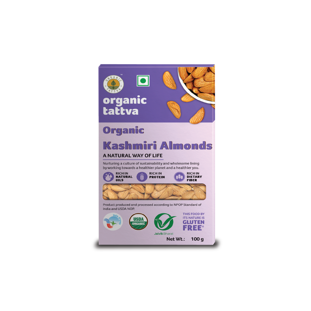 Organic Tattva Organic Kashmiri Almonds