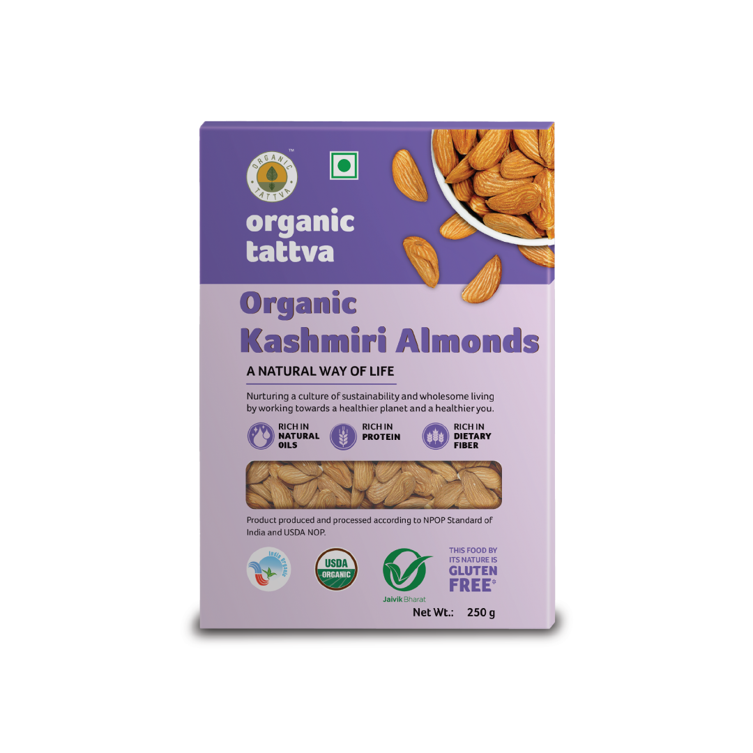 Organic Tattva Organic Kashmiri Almonds