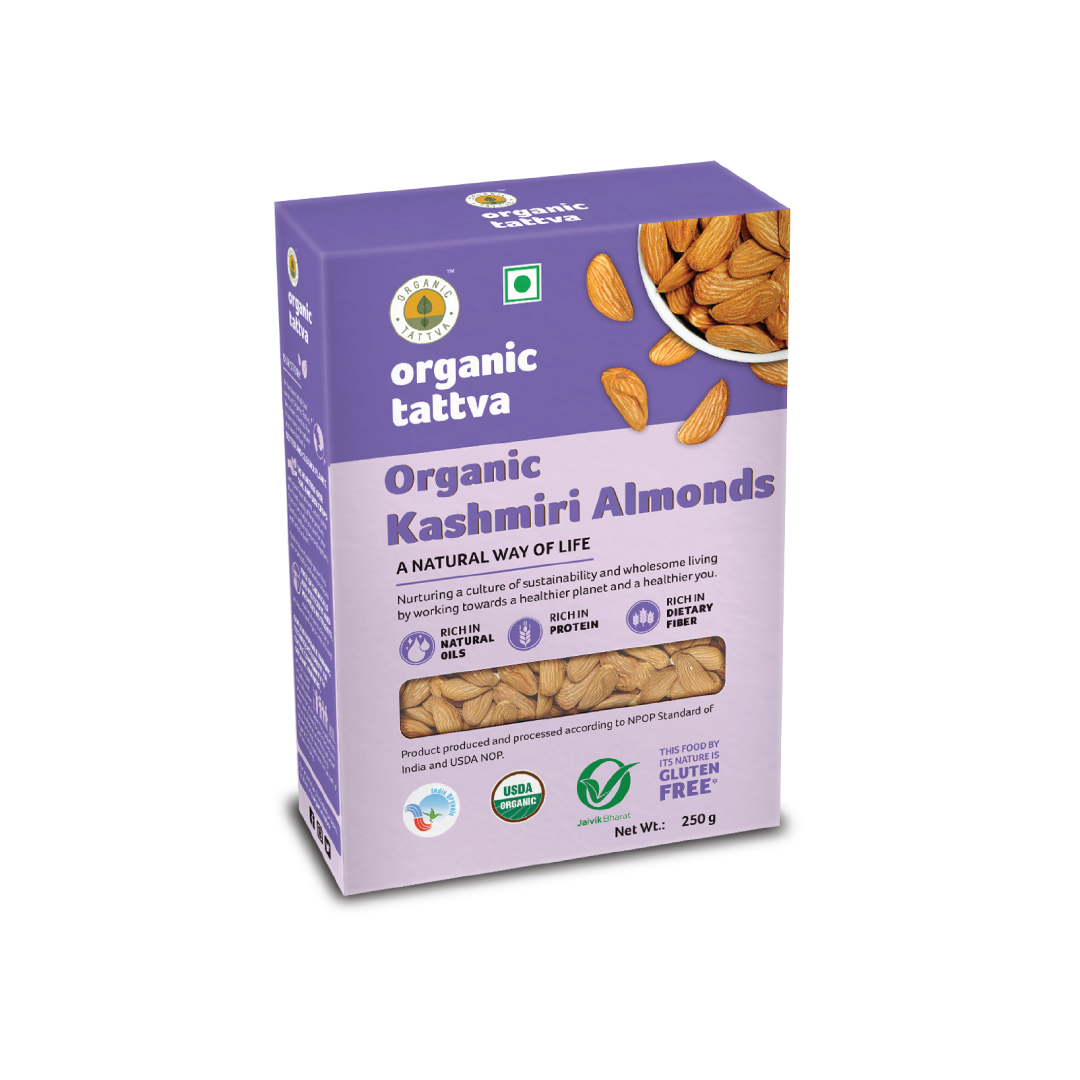 Organic Tattva Organic Kashmiri Almonds