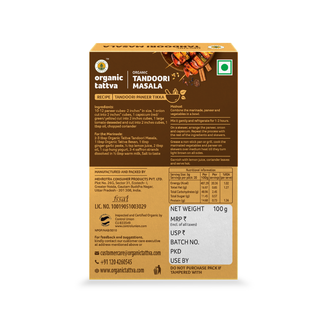Organic Tattva Organic Tandoori Masala