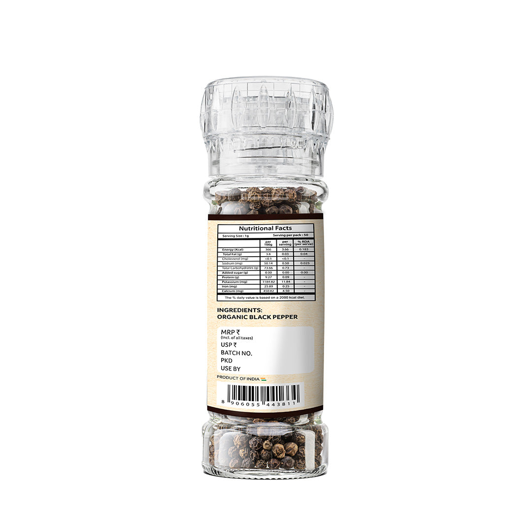 Organic Tattva Organic Black Pepper Grinder