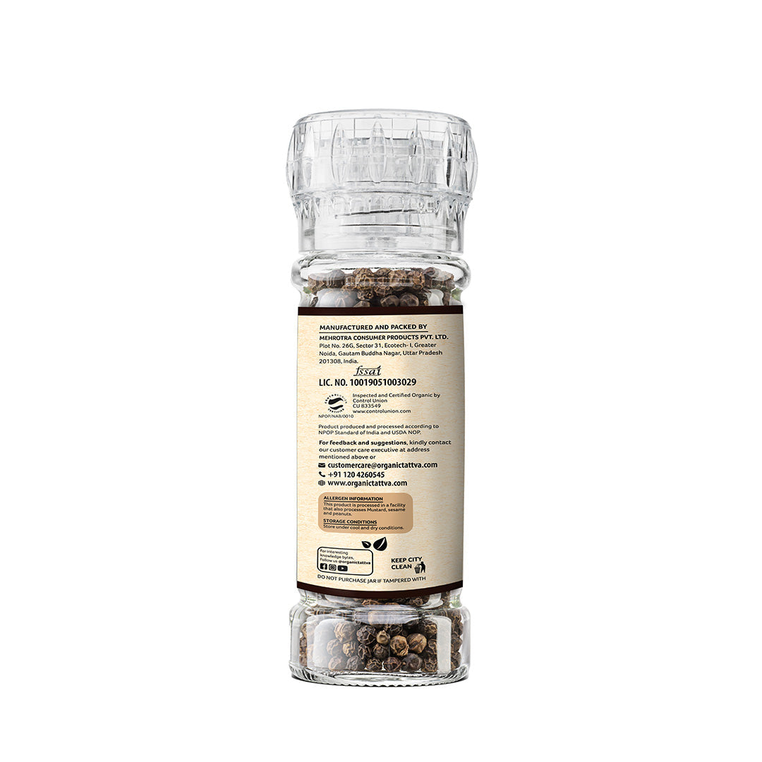 Organic Tattva Organic Black Pepper Grinder