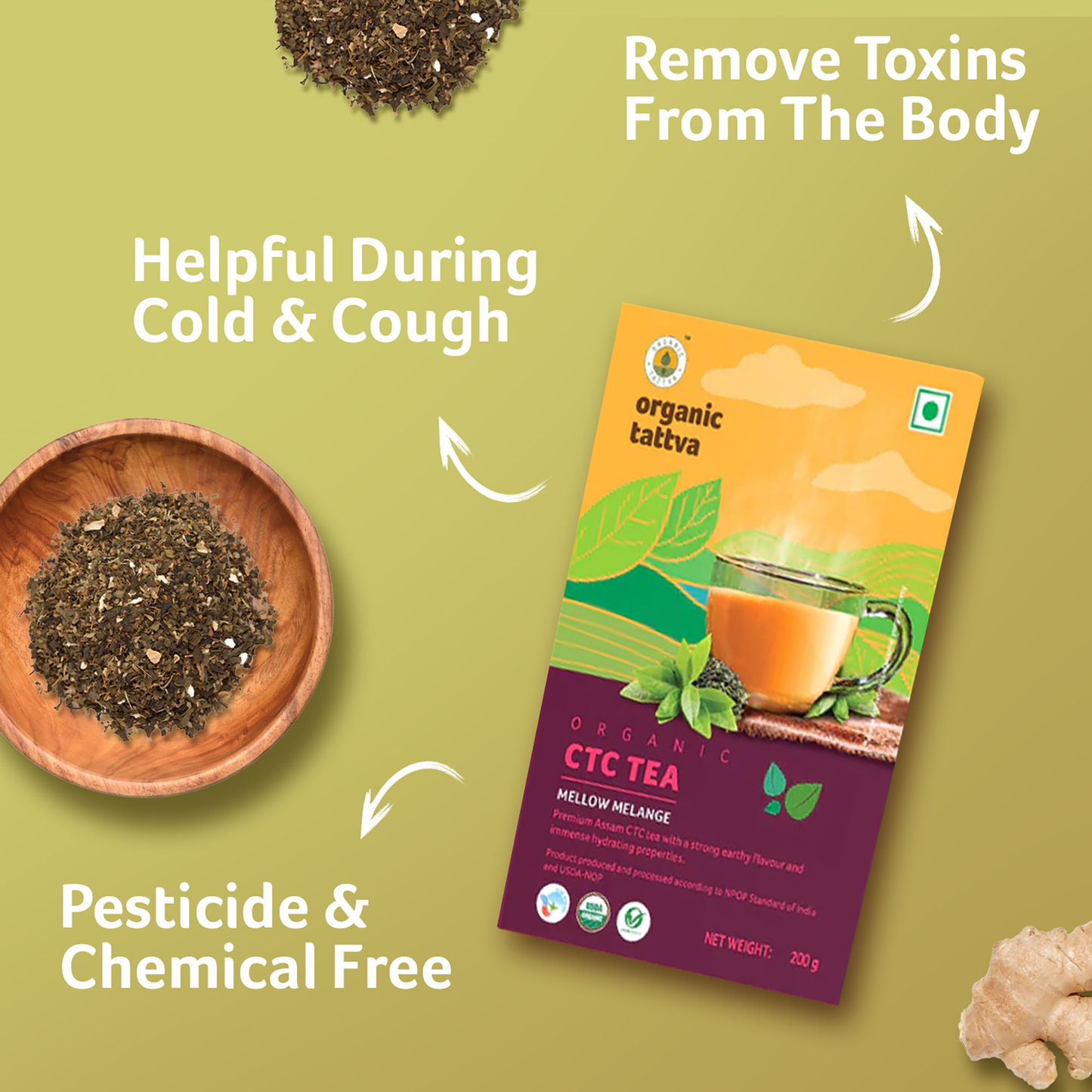 Organic Tattva Organic Black CTC Tea