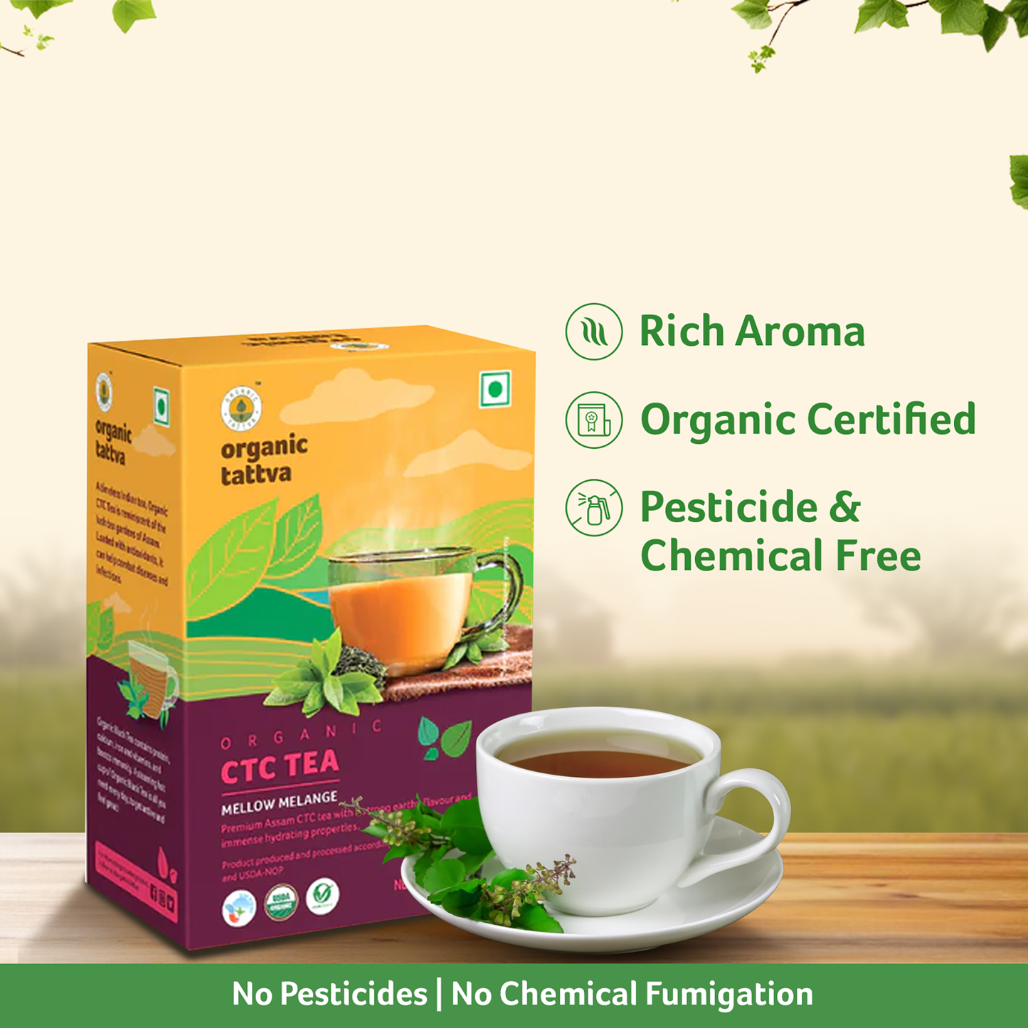 Organic Tattva Organic Black CTC Tea