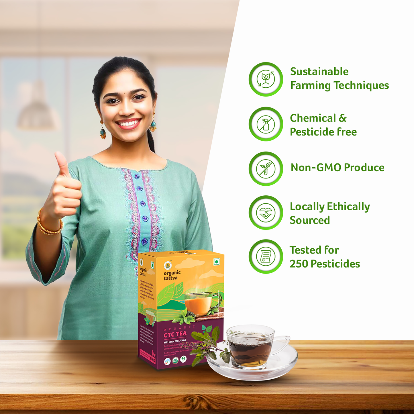Organic Tattva Organic Black CTC Tea
