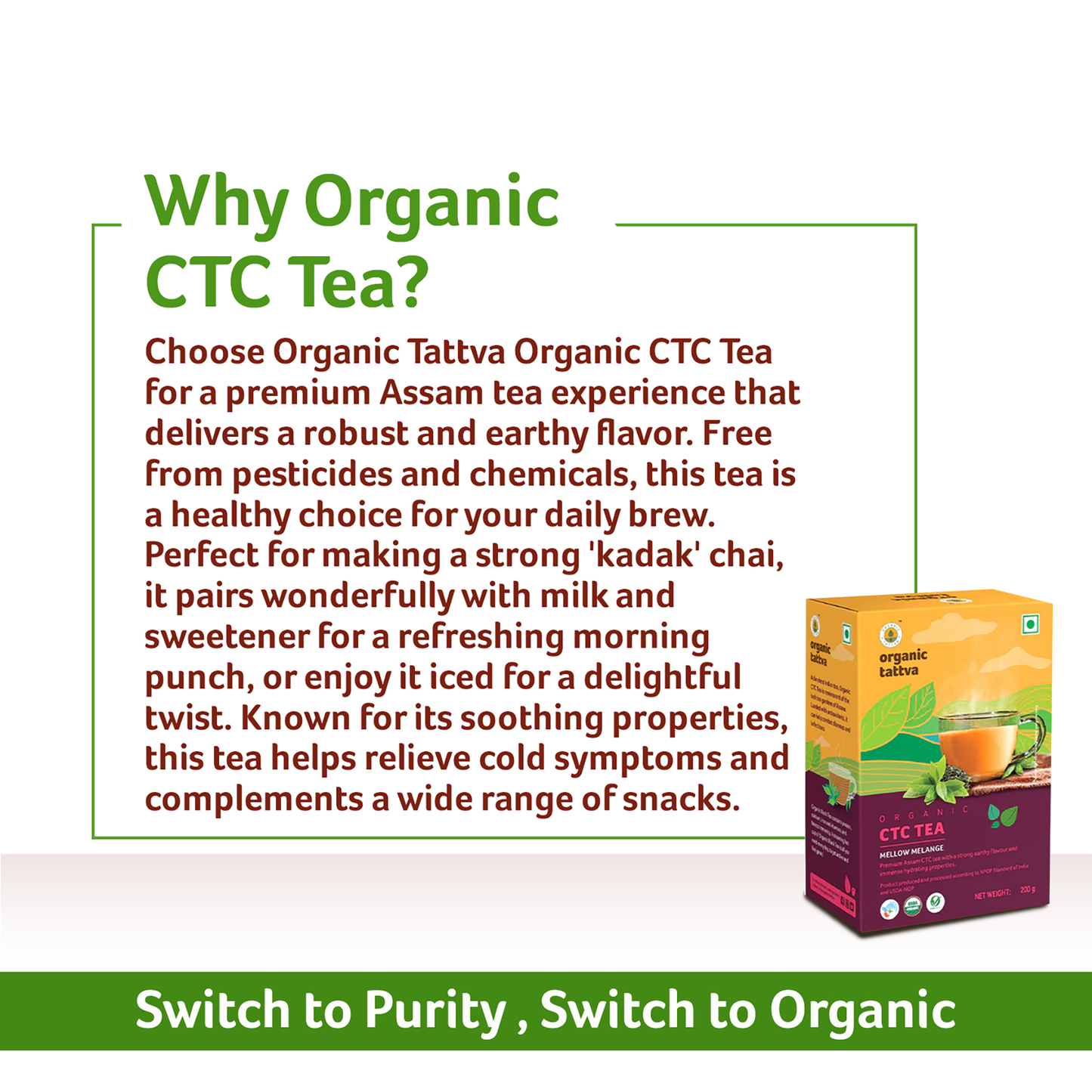 Organic Tattva Organic Black CTC Tea