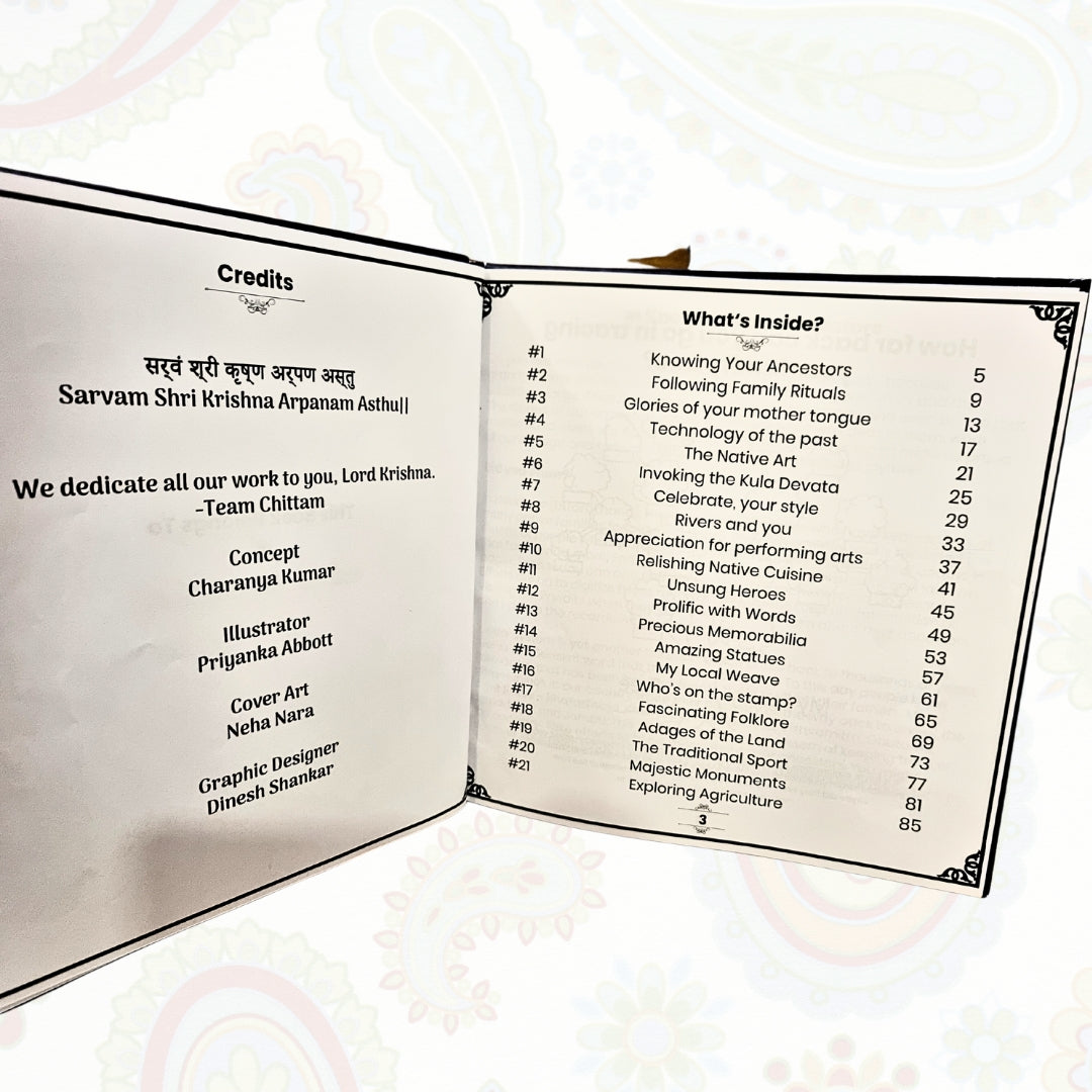 My Aadhar by Chittam| Indian Heritage & Family Roots Activity Book for Kids | Ages 8+