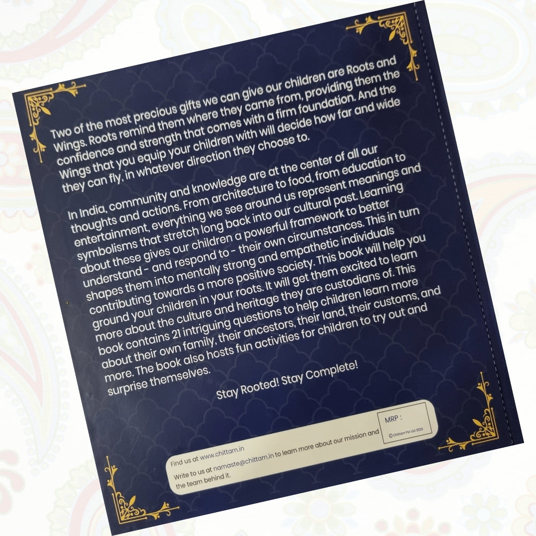 My Aadhar by Chittam| Indian Heritage & Family Roots Activity Book for Kids | Ages 8+