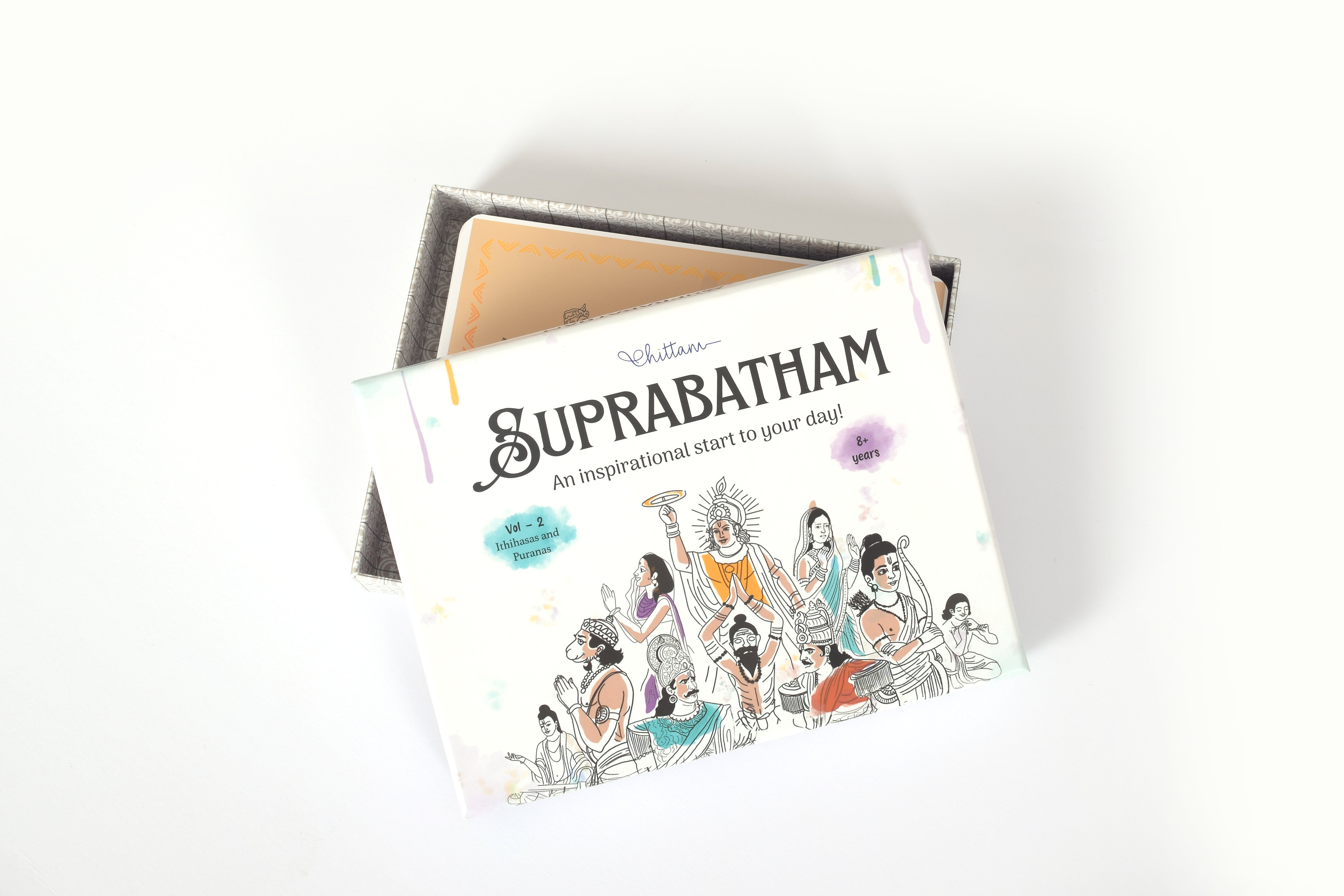 Suprabhatam Vol. 2 by Chittam| Daily Story Cards & Reflection Activities for Kids | Ages 8+