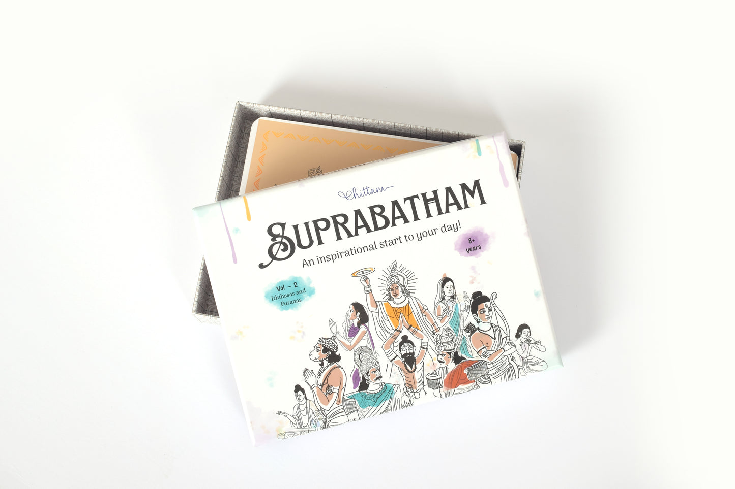 Suprabhatam Vol. 2 by Chittam| Daily Story Cards & Reflection Activities for Kids | Ages 8+