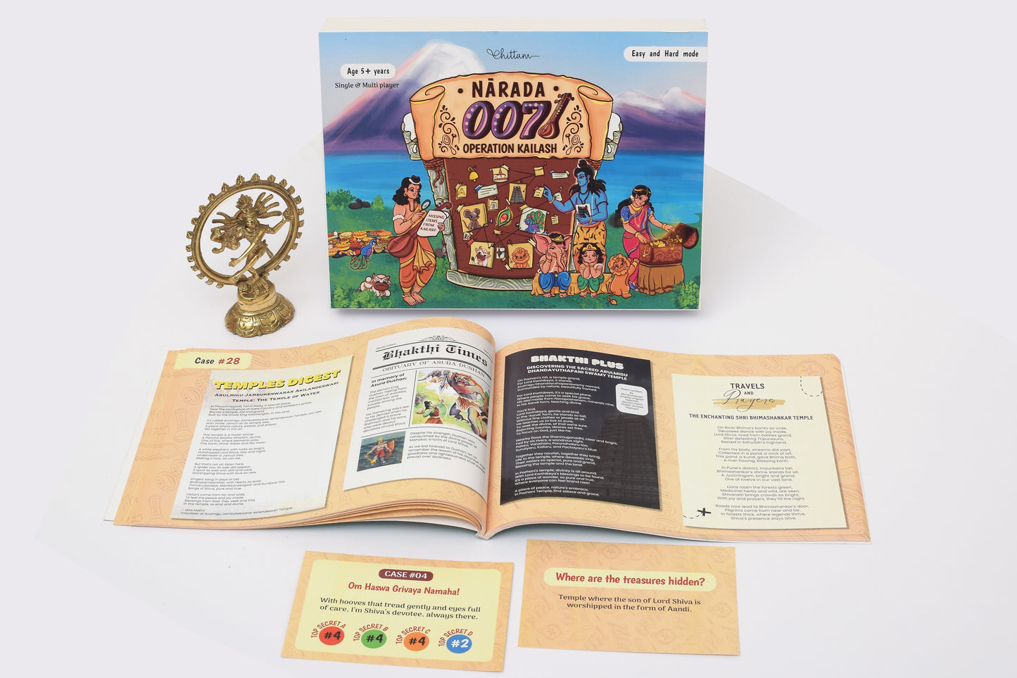 Narada 007: Operation Kailash by Chittam | Detective Board Game for Kids | Ages 7+